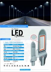150W Led Yol Sokak Armatür