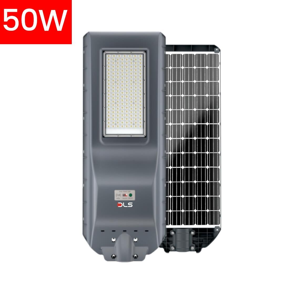 DLS 50W Profesyonel Solar Sokak Armatürü  Tüm Gece Aydınlatma  Güneş Enerjili