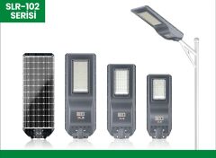 DLS 100W Profesyonel Solar Sokak Armatürü  Tüm Gece Aydınlatma  Güneş Enerjili