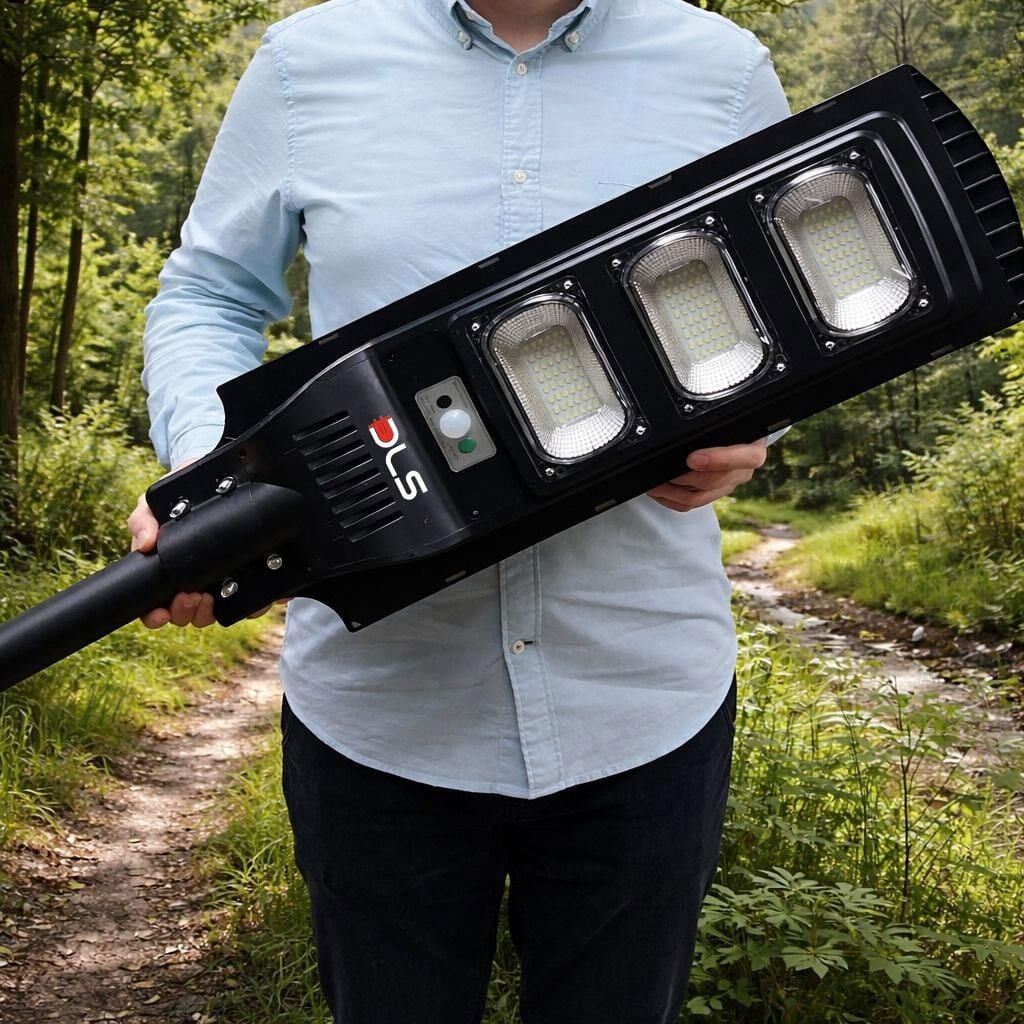 DLS 600W Solar Güneş Enerjili LED Bahçe & Çevre Aydınlatma Lambası Profesyonel Dış Mekan 201-600