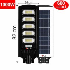 DLS 1000W Solar Güneş Enerjili LED Bahçe & Çevre Aydınlatma Lambası Profesyonel Dış Mekan 201-1000