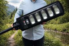 DLS 1000W Solar Güneş Enerjili LED Bahçe & Çevre Aydınlatma Lambası Profesyonel Dış Mekan 201-1000