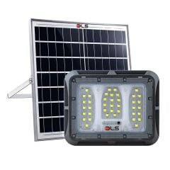 DLS 400W Güneş Enerjili Solar LED Projektör Harici Solar Panelli, 5 Metre Kablolu, Hareketli Konsollu SLR-504-400-01