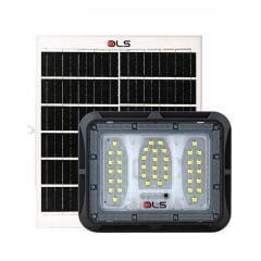 DLS 400W Güneş Enerjili Solar LED Projektör Harici Solar Panelli, 5 Metre Kablolu, Hareketli Konsollu SLR-504-400-01