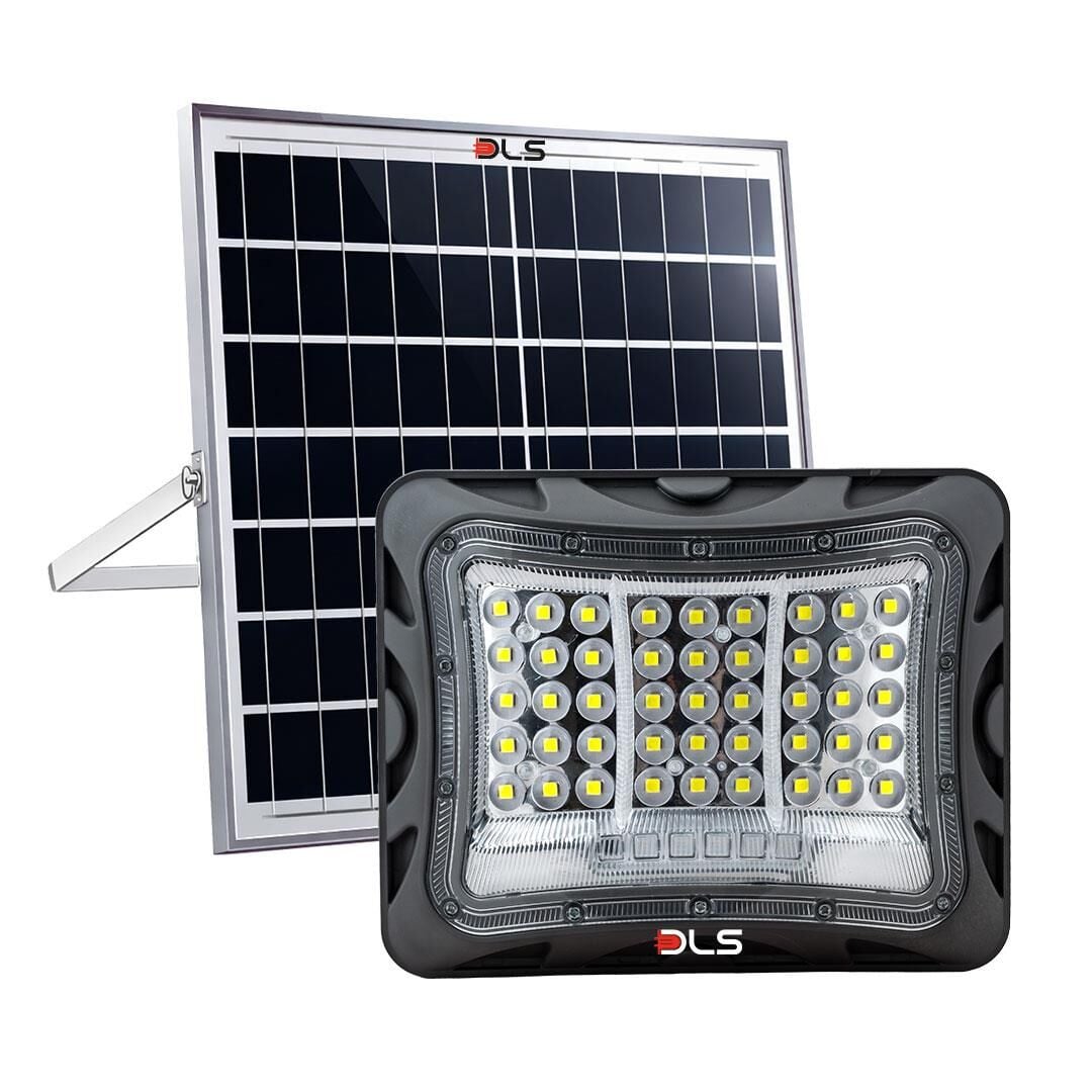DLS 300W Güneş Enerjili Solar LED Projektör Harici Solar Panelli, 5 Metre Kablolu 502-300