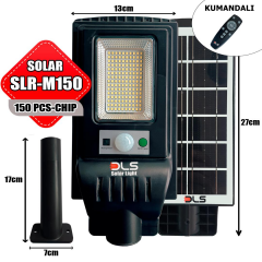 150W Solar DLS Güneş Enerjili  Bahçe Çevre  Lambası M150-03